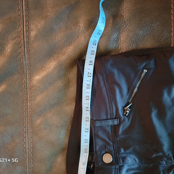 NWOT Lane Bryant Signature Fit Jet Black Sateen Skinny Jeans - 16W - Picture 5 of 10